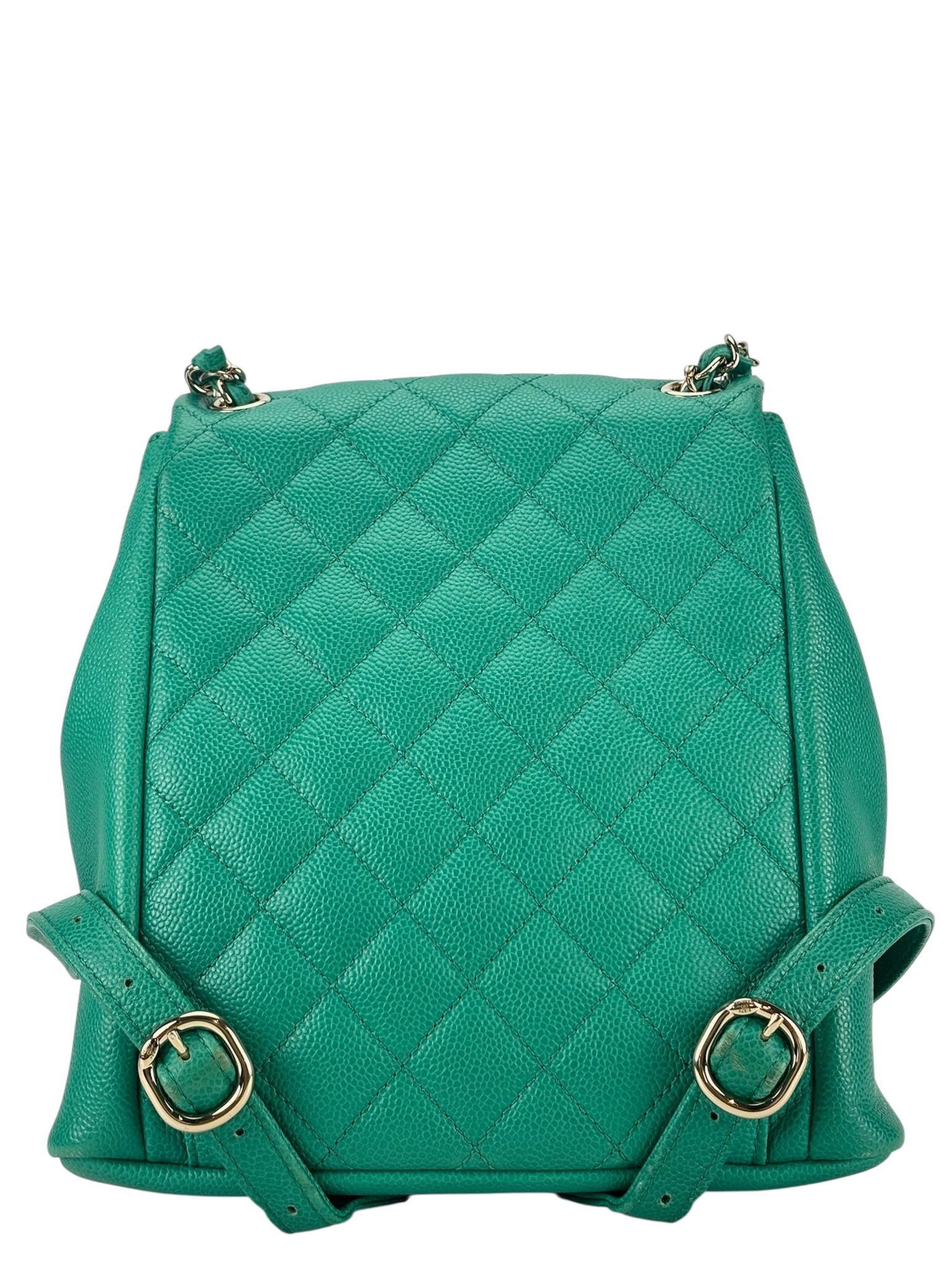 CHANEL - Green Caviar Duma Backpack
