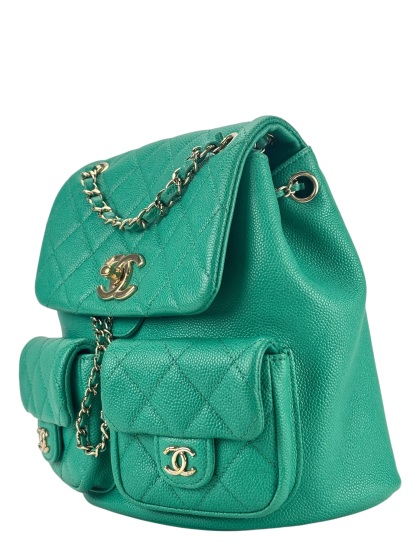 CHANEL - Green Caviar Duma Backpack