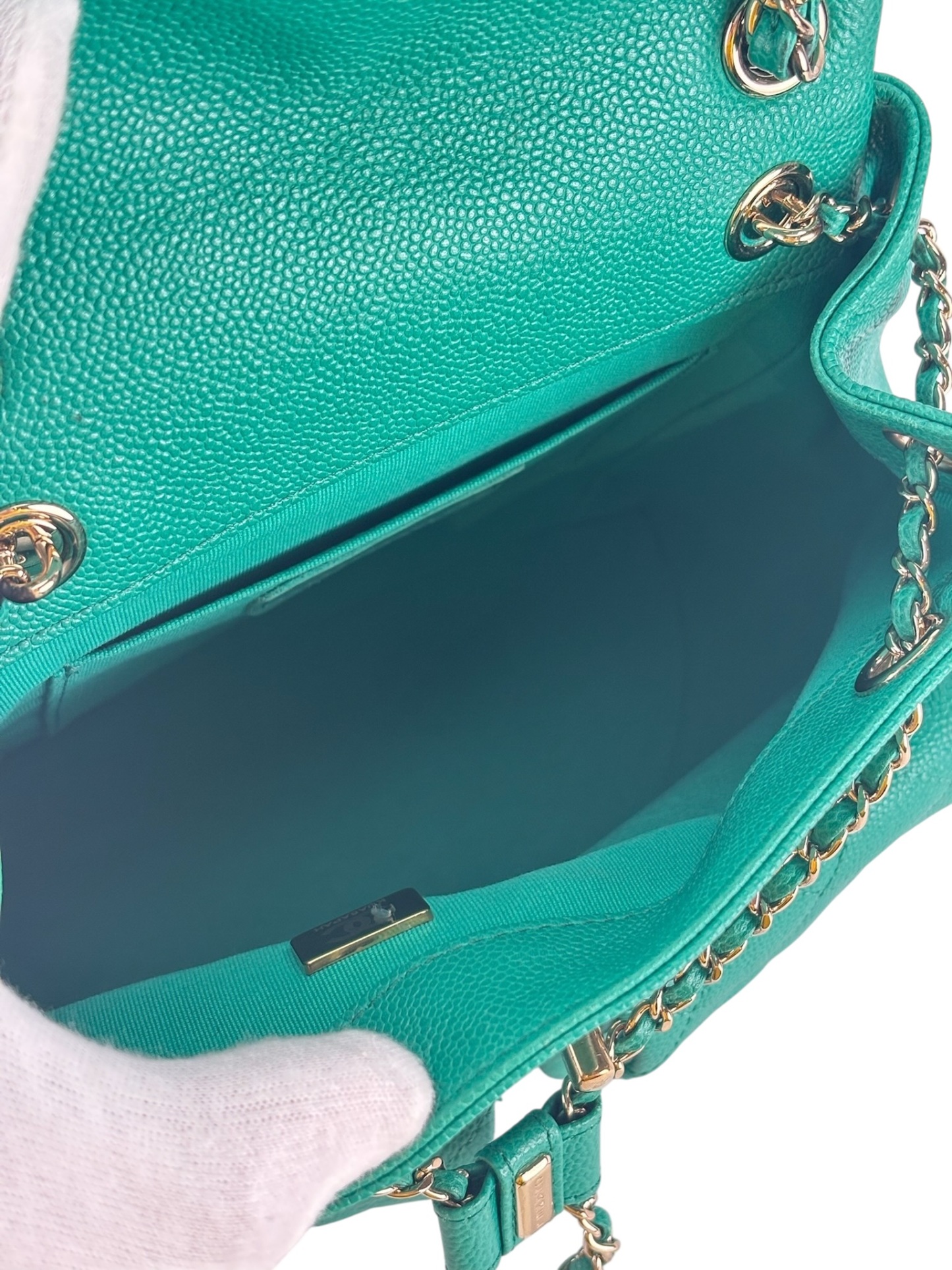 CHANEL - Green Caviar Duma Backpack