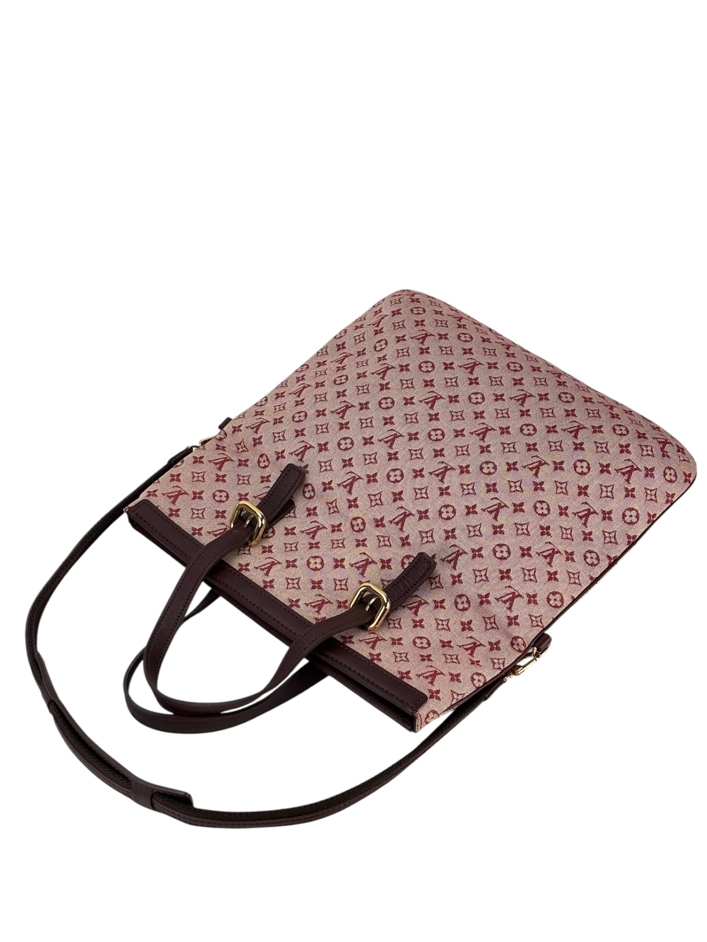 LOUIS VUITTON - Canvas Monogram Francoise Bag Red