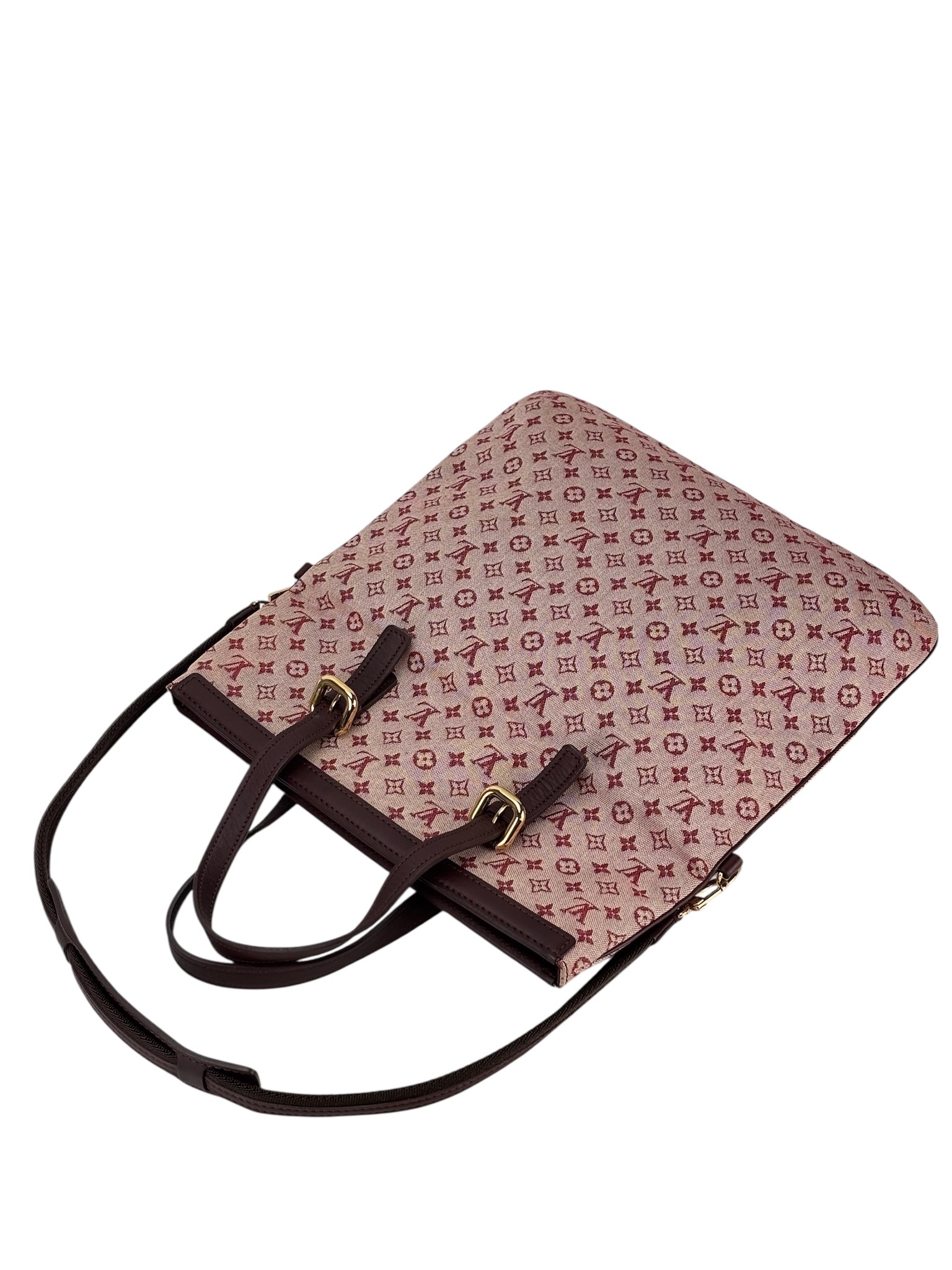 LOUIS VUITTON - Canvas Monogram Francoise Bag Red