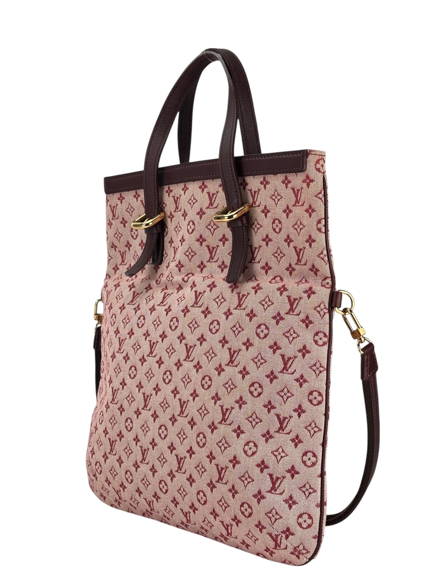 LOUIS VUITTON - Canvas Monogram Francoise Bag Red