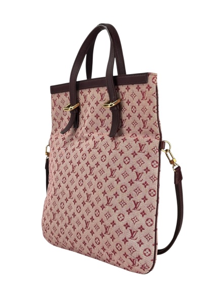 LOUIS VUITTON - Canvas Monogram Francoise Bag Red