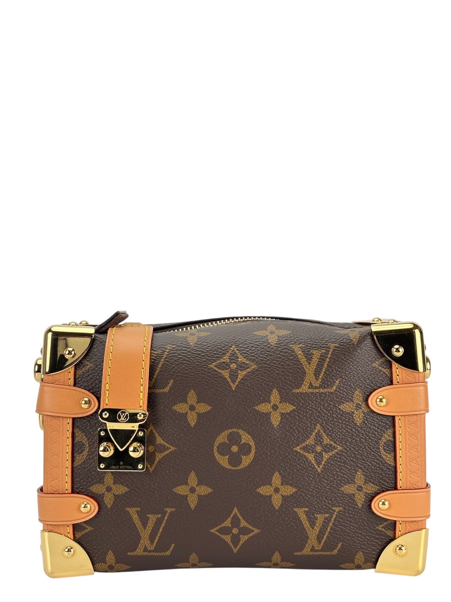 LOUIS VUITTON - Canvas Monogram Side Trunk Small Handbag