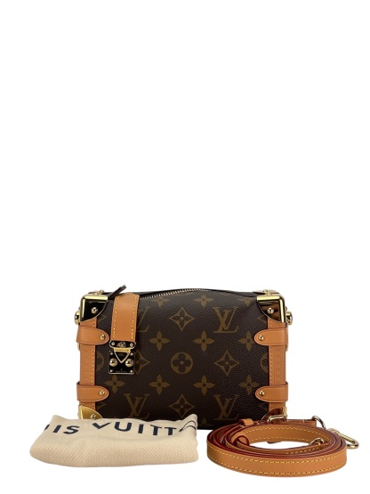 LOUIS VUITTON - Canvas Monogram Side Trunk Small Handbag