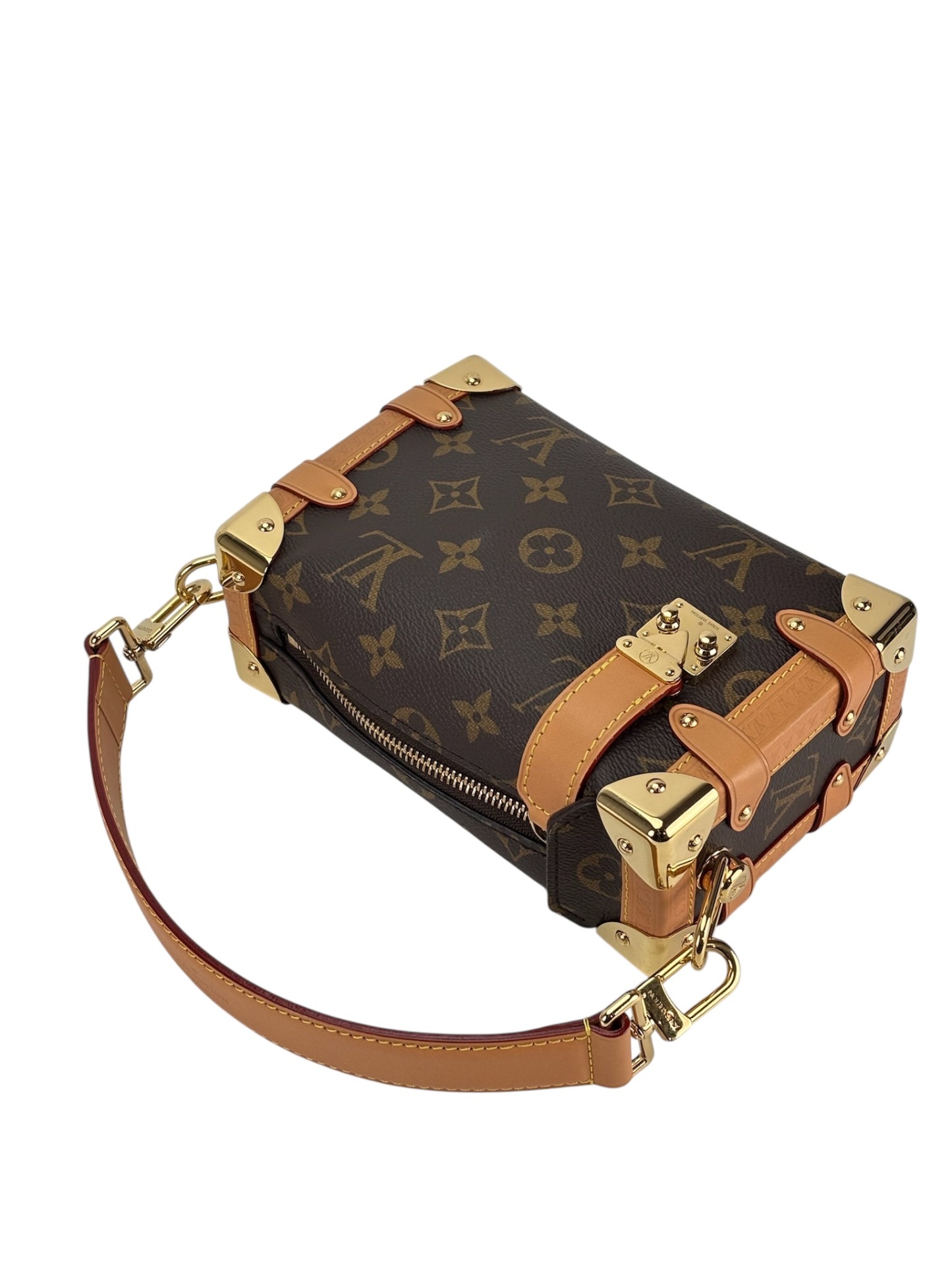 LOUIS VUITTON - Canvas Monogram Side Trunk Small Handbag