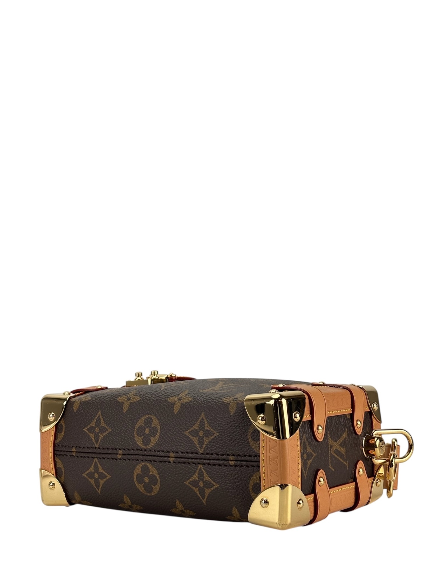 LOUIS VUITTON - Canvas Monogram Side Trunk Small Handbag