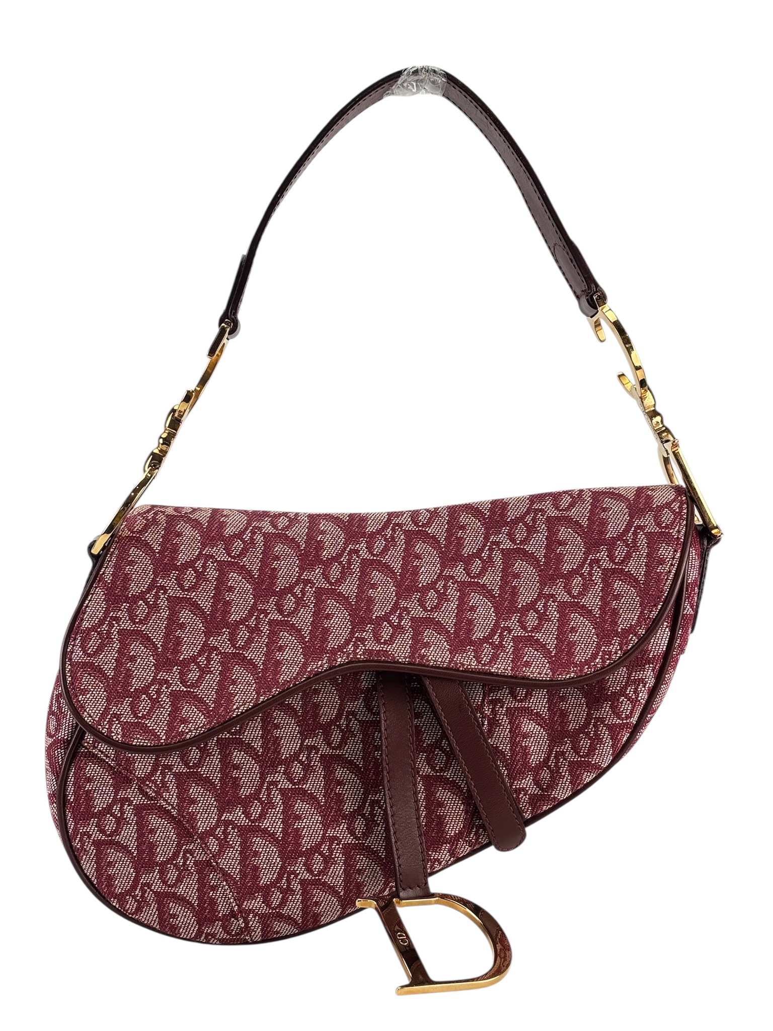 CHRISTIAN DIOR - Red Trotter Saddle Handbag