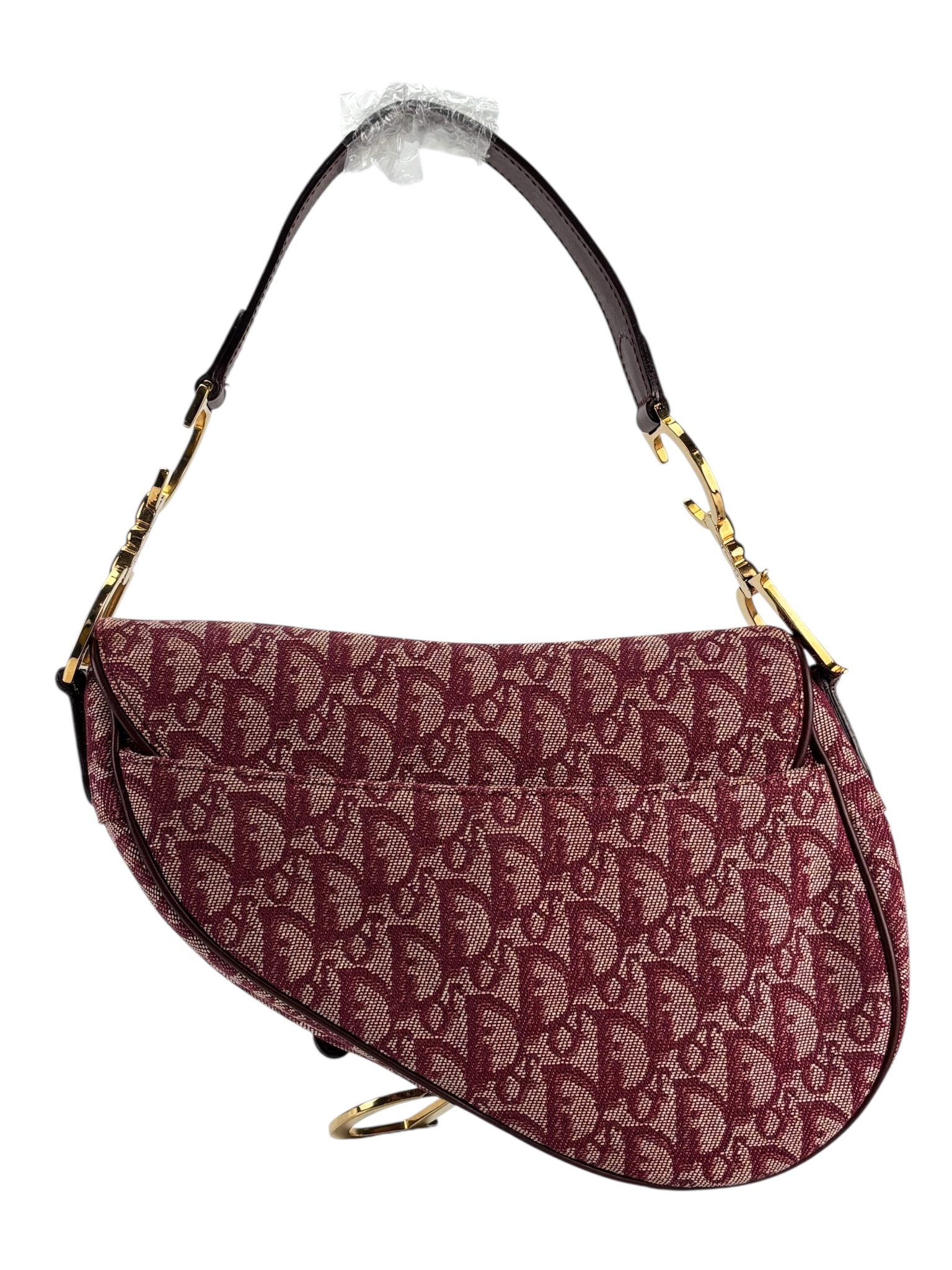 CHRISTIAN DIOR - Red Trotter Saddle Handbag