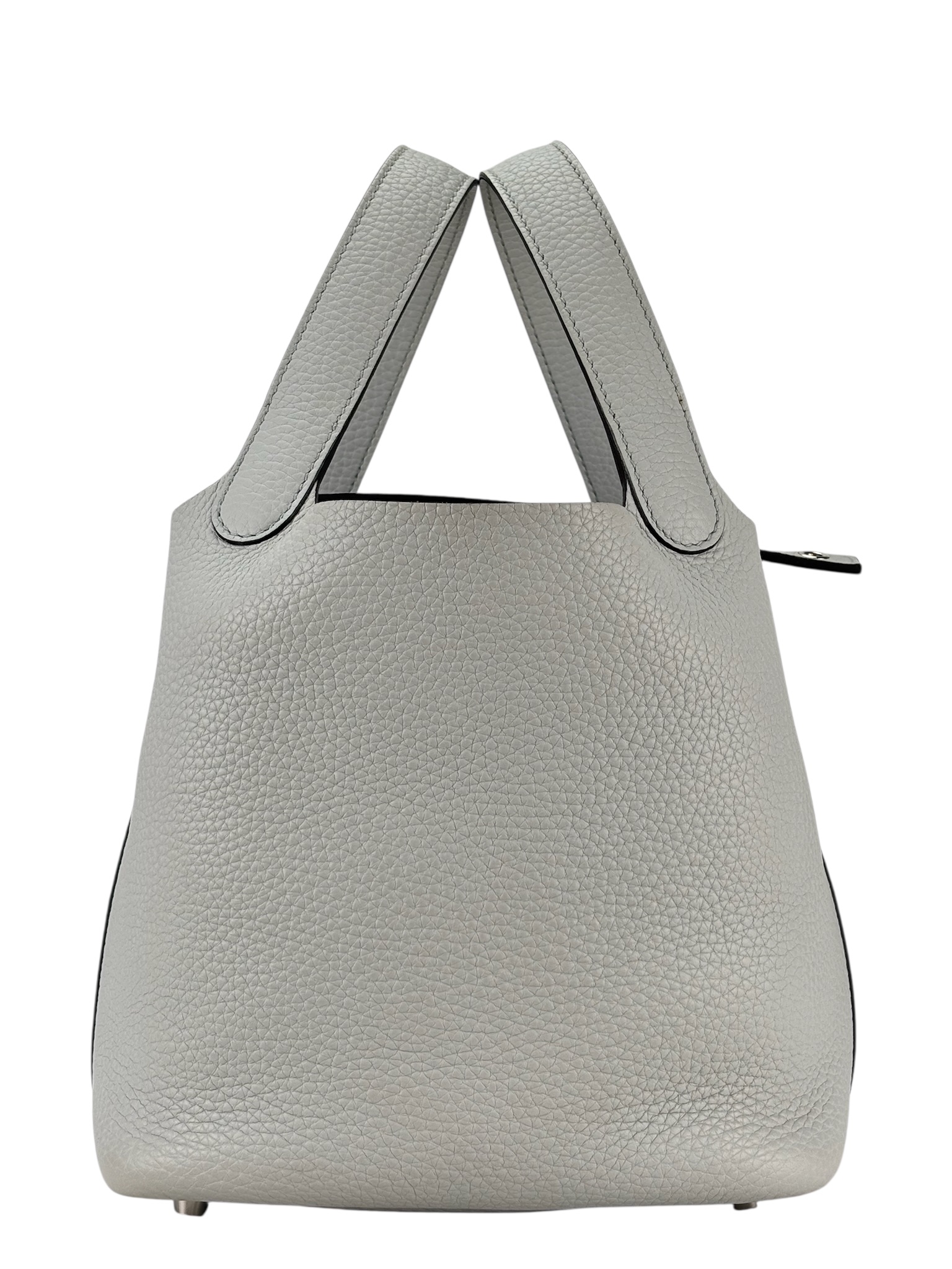 HERMES - Picotin PM Picotin 18 Holy Grail Blue Palladium Hardware 