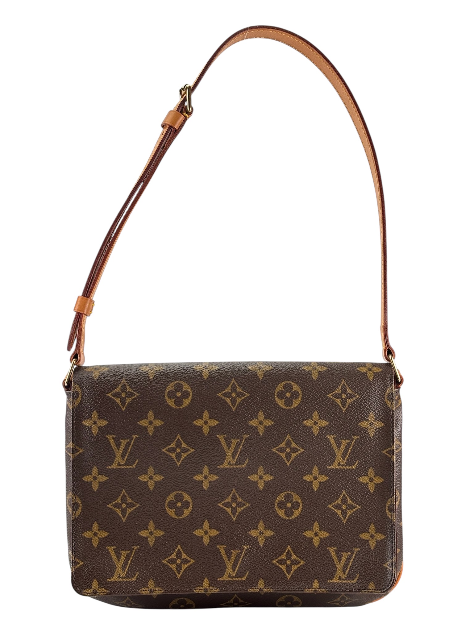 LOUIS VUITTON -  Monogram Musette Tango Long Strsap Bag