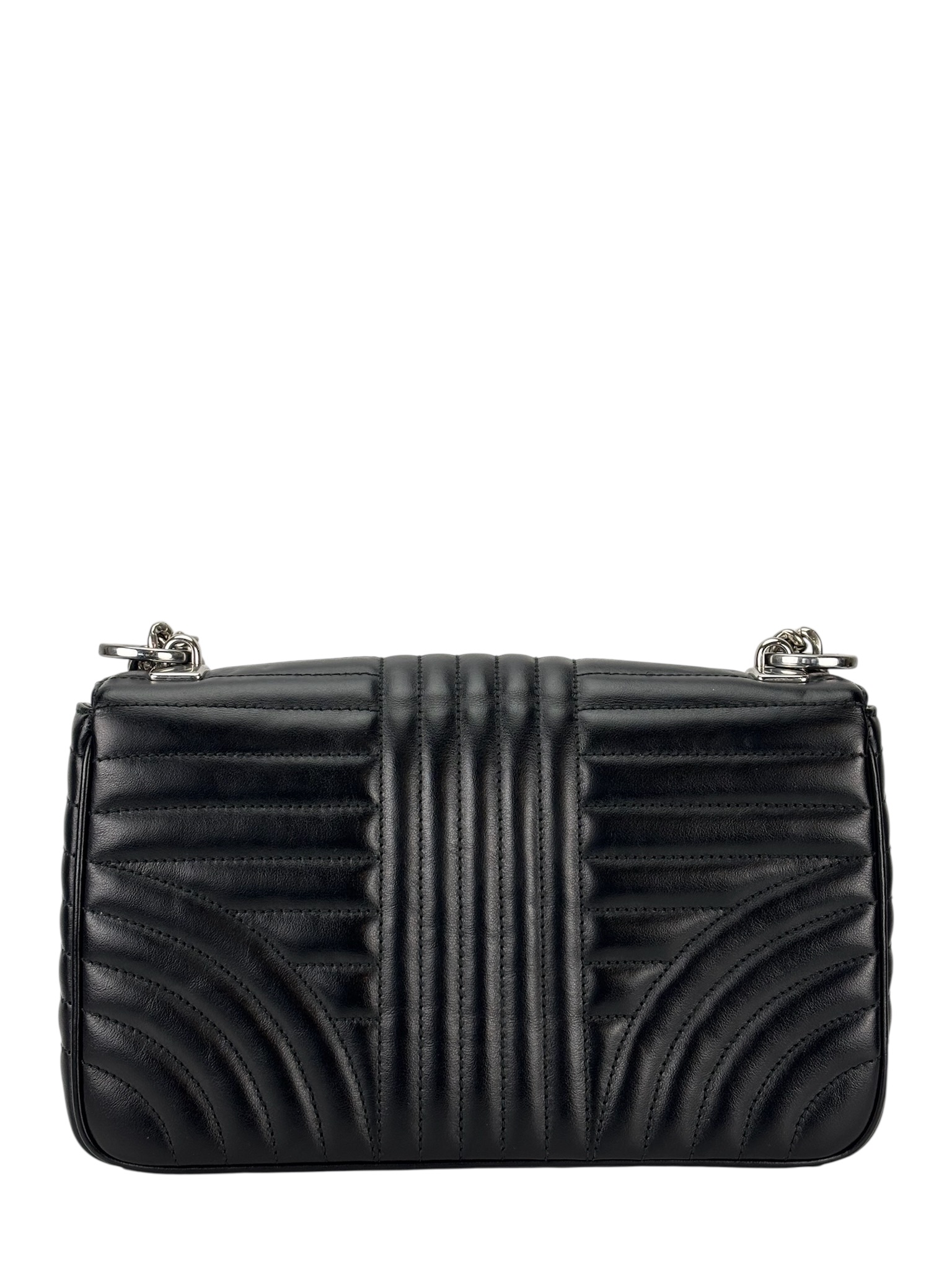 PRADA - Black Calfskin Soft Diagramme Camera Bag