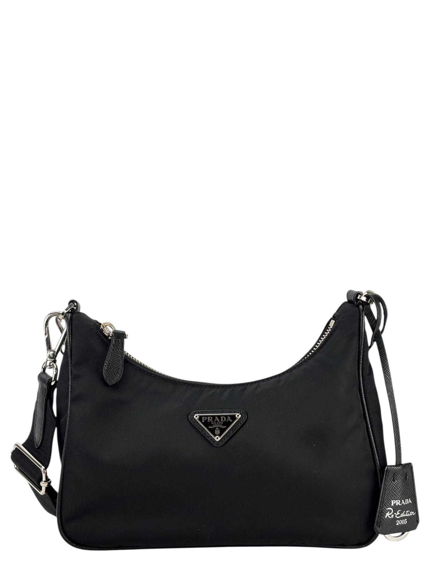 PRADA ブラック RE-NYLONナイロン バッグ PRADA - Black Re-Edition Re-Nylon Bag 3 in 1 – Camellia Vintage Tokyo