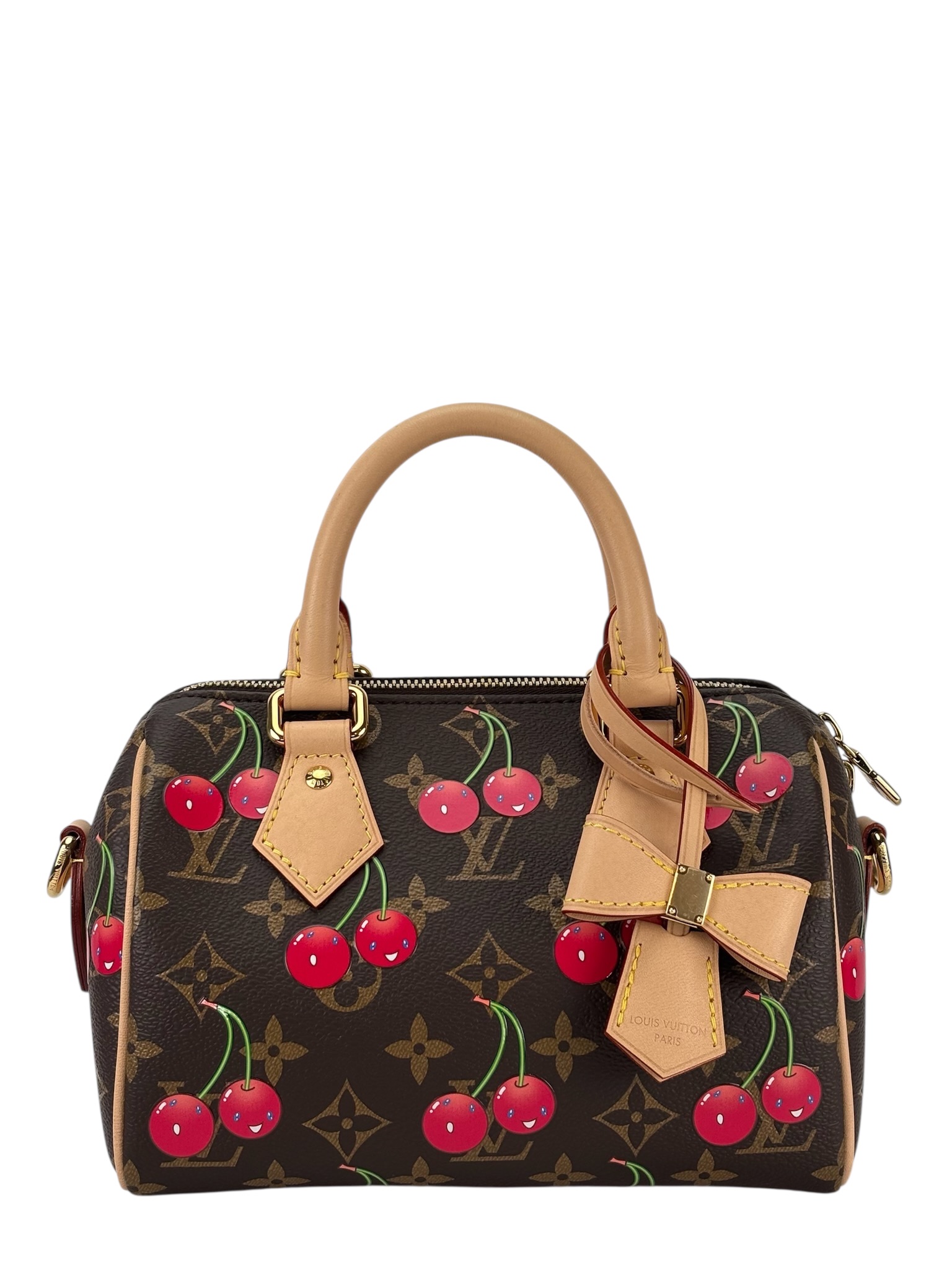 LOUIS VUITTON - LV × TM Speedy 20 Monogram Canvas​ Cherry Bandouliere