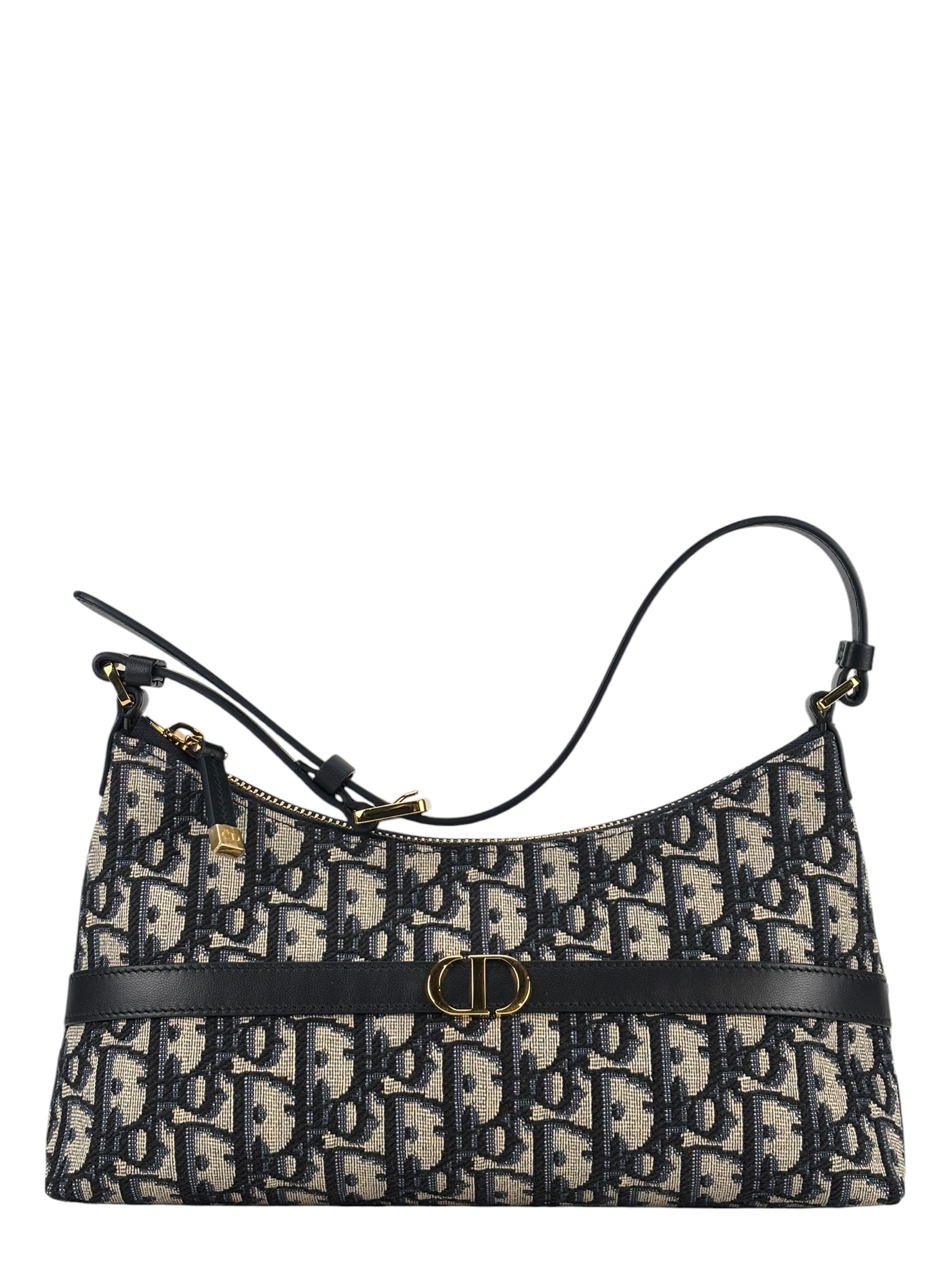 CHRISTIAN DIOR - Blue Trotter Montaigne Hobo Bag