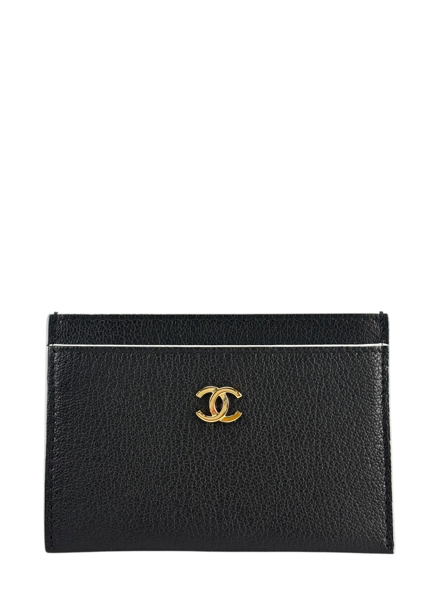 CHANEL - 26S Black Calfskin Card Holder Small – Camellia Vintage Tokyo