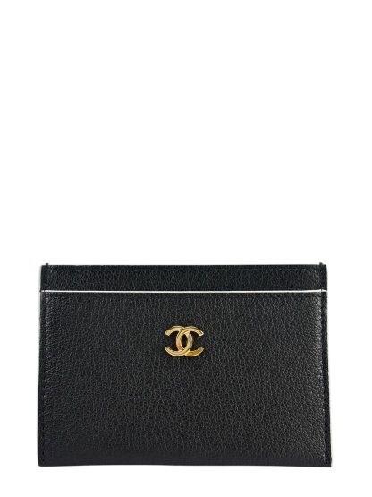 CHANEL - 26S Black Calfskin Card Holder Small – Camellia Vintage Tokyo