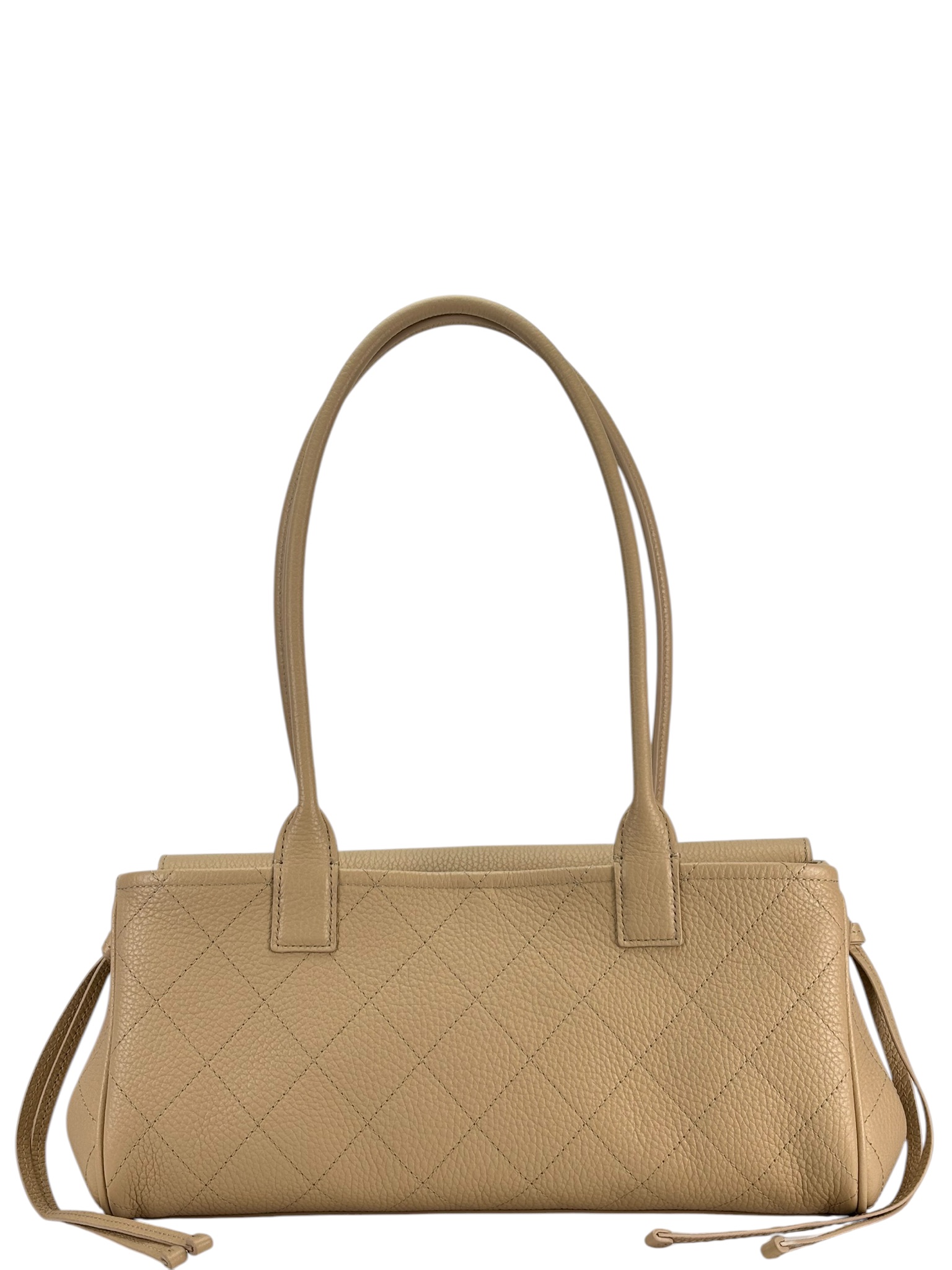 CHANEL - 26S Beige Caviar Eastwest Hobo Bag