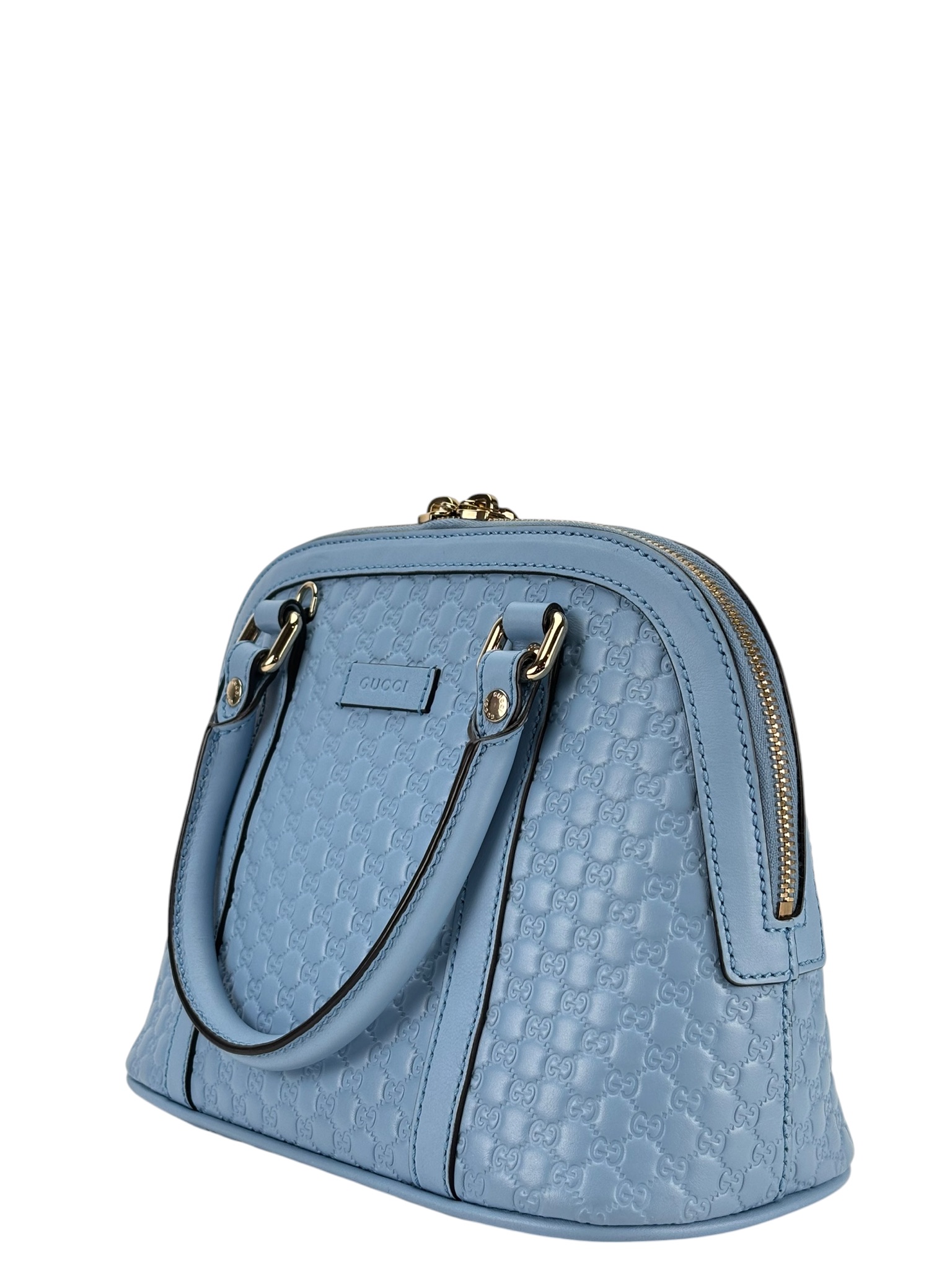 GUCCI - Microguccissima Mini Dome bag Satchel Blue