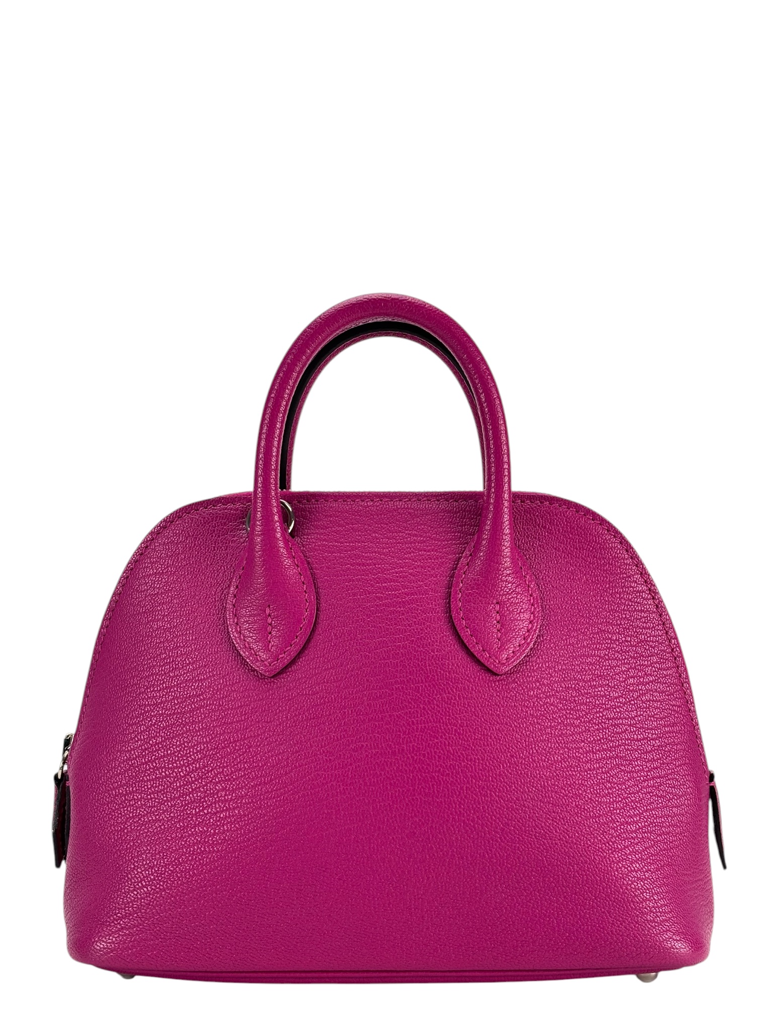 HERMES - Mini Bolide 1923 L3 Rose Purple Chevre Palladium Hardware