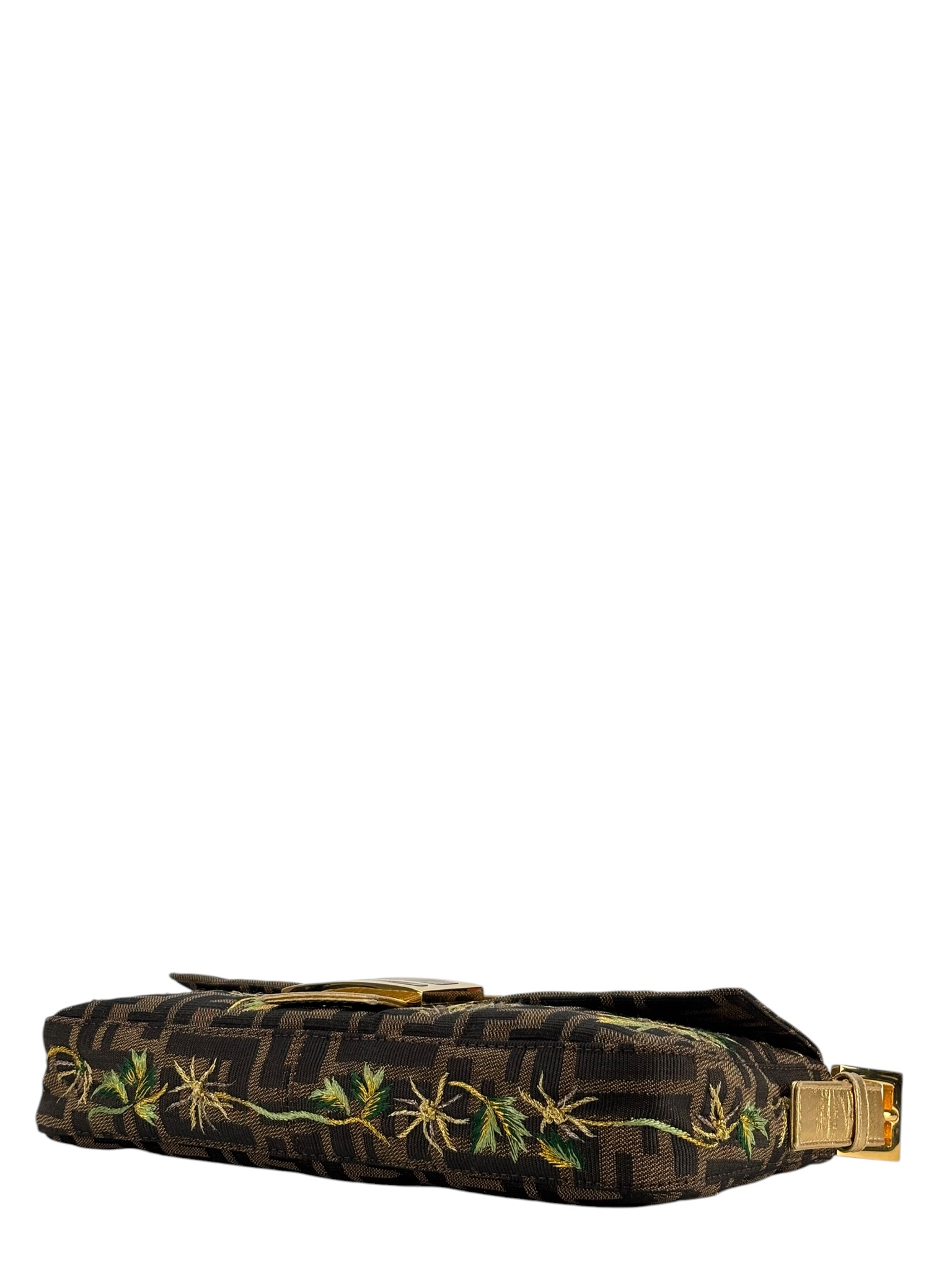 FENDI - Zucca Palm Tree Baguette Bag