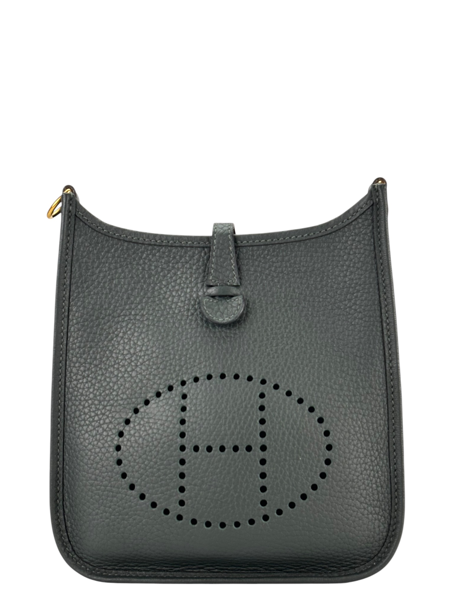 HERMES - Evelyne TPM Evelyne 16 Vert Fonce Clemence Gold Hardware