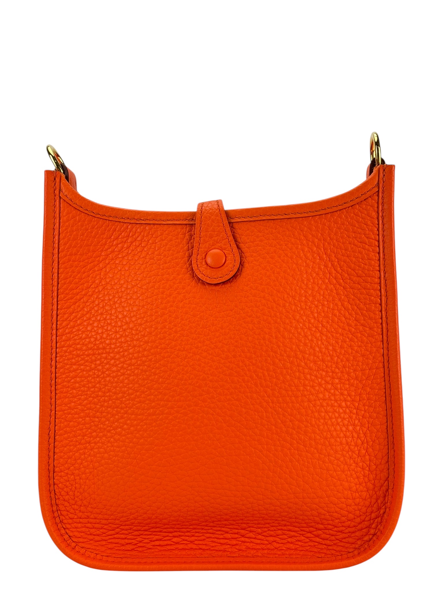HERMES - Evelyne 16 TPM  Orange Minium TC Gold Hardware