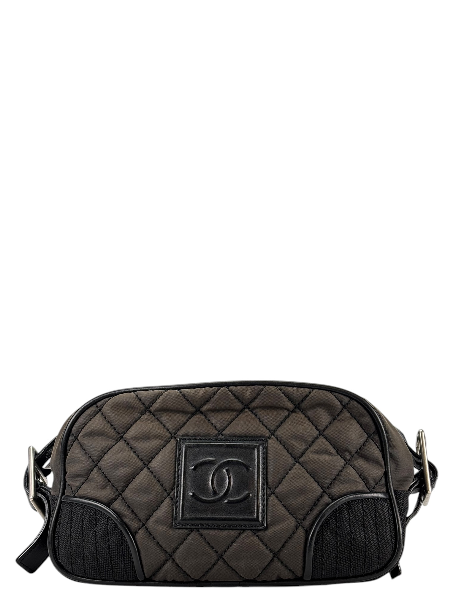 CHANEL - Black Sport Line Crossbody Shoulder Bag