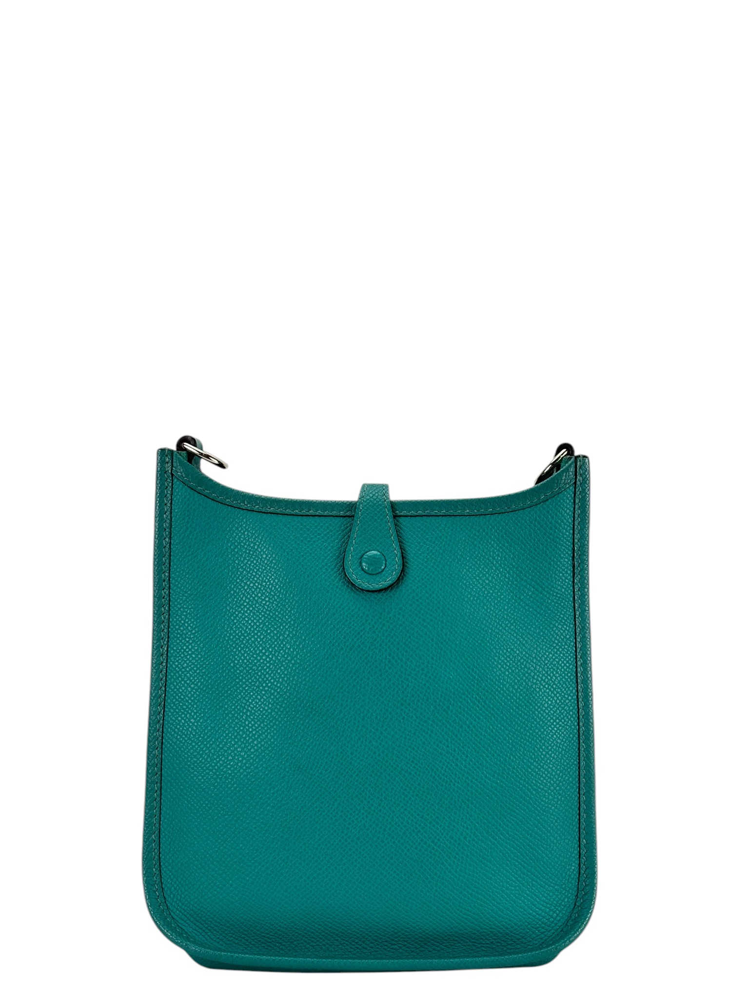 HERMES - Mini Evelyne Evelyne 16 U1 Verona Green Epsom Palladium Hardware