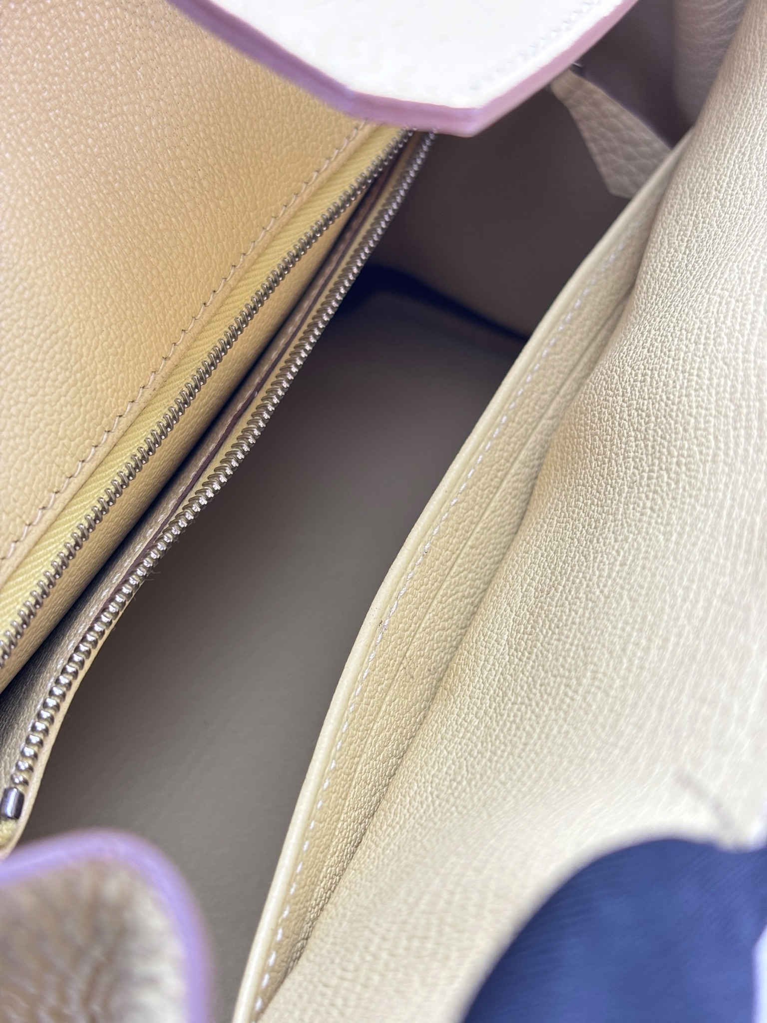 HERMES Birkin 25 Jaune Poussin Togo Palladium Hardware