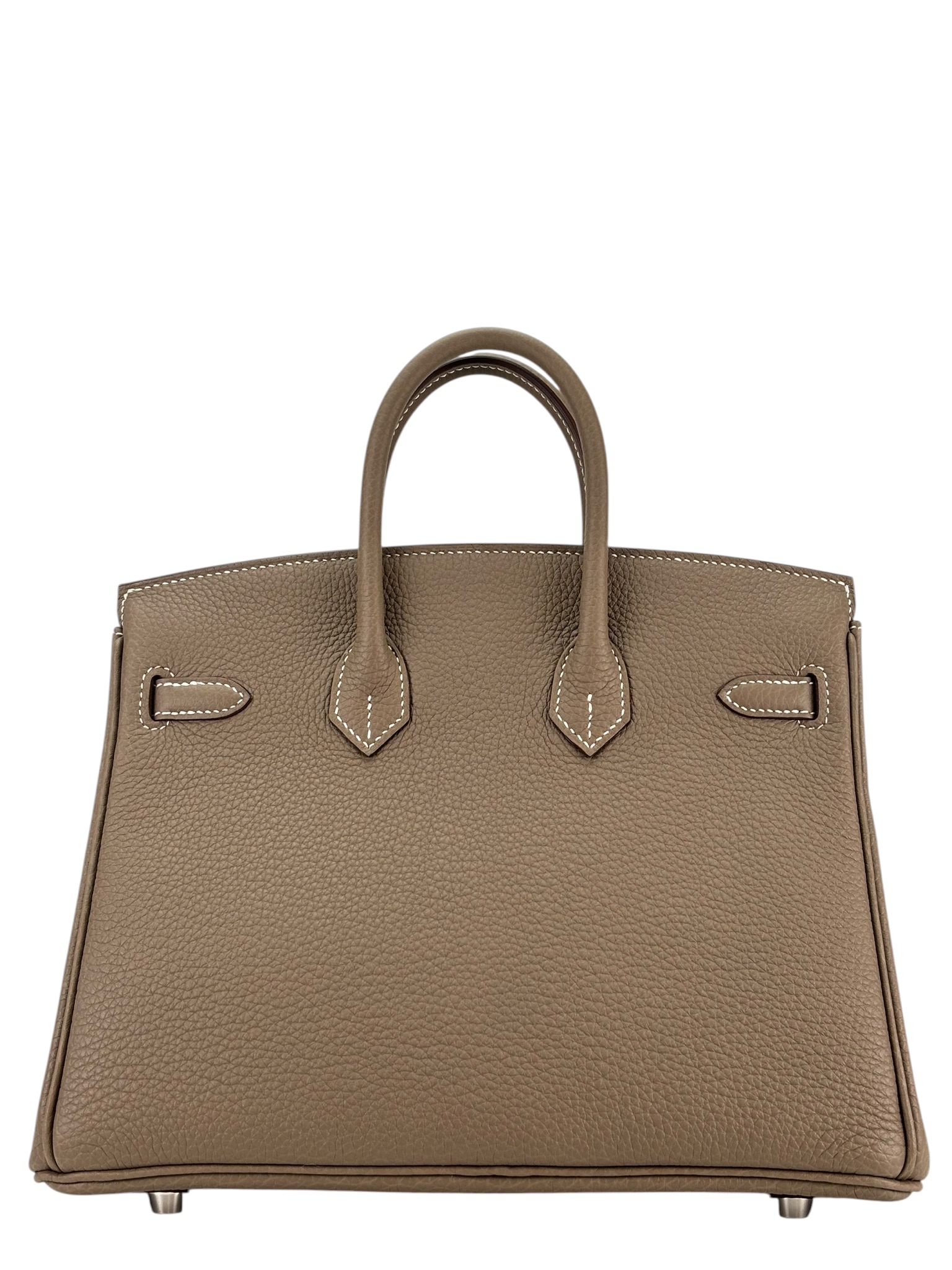HERMES - Birkin 25 Etoupe Togo Palladium Hardware 