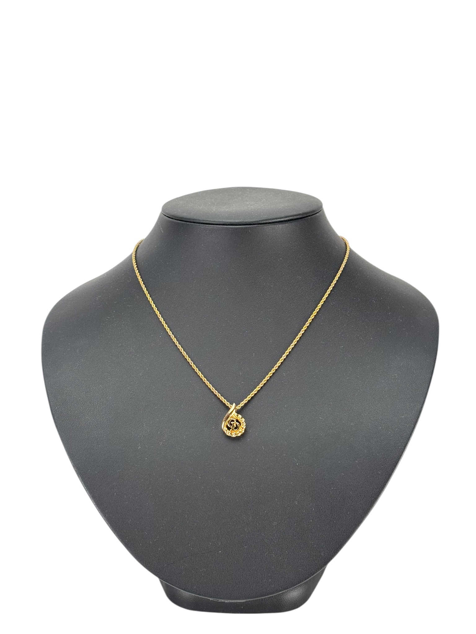Dior - Necklace Pendant CD Logo Chain Gold Plated
