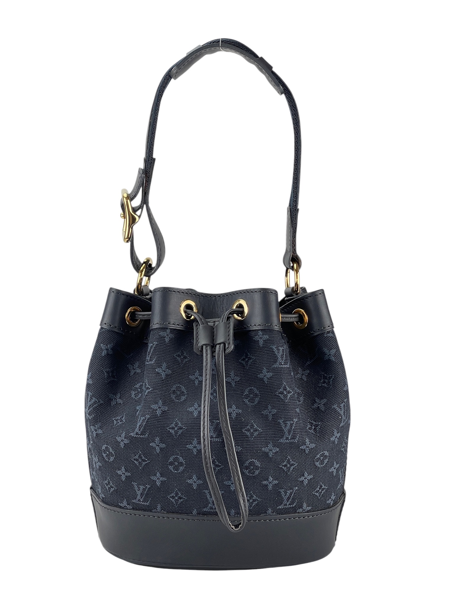 LOUIS VUITTON - Navy Canvas Mini Noelie Handbag