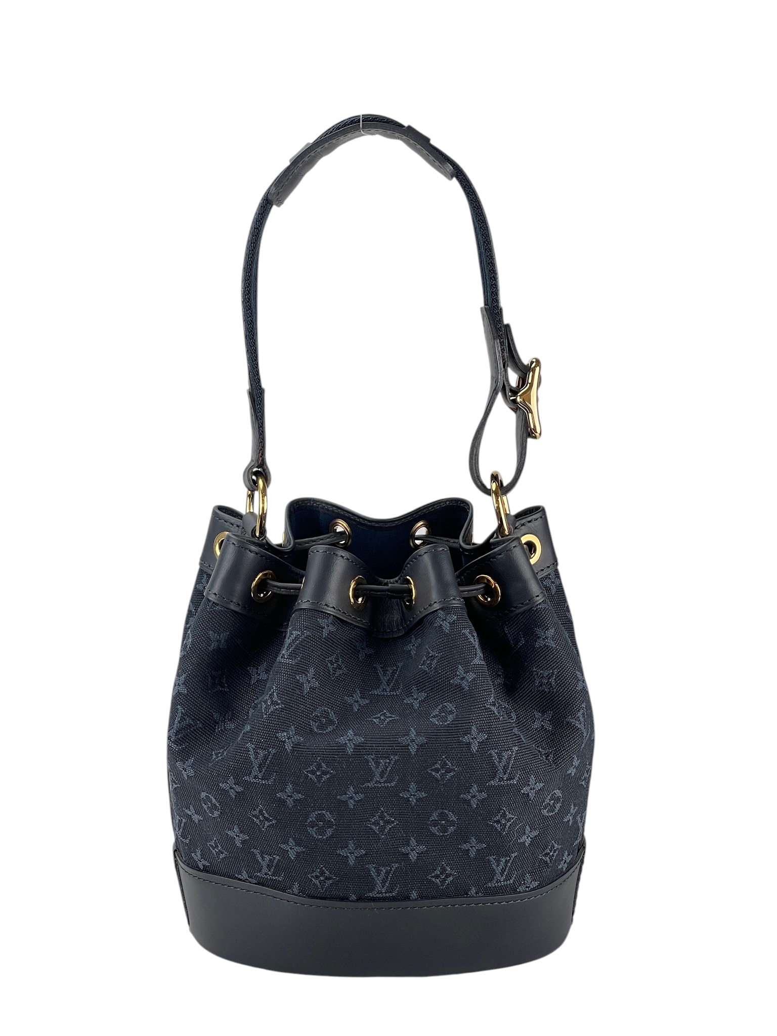LOUIS VUITTON - Navy Canvas Mini Noelie Handbag
