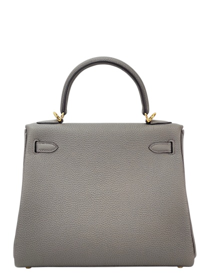 HERMES - Kelly 25 8F Etain Togo Gold Hardware – Camellia Vintage Tokyo
