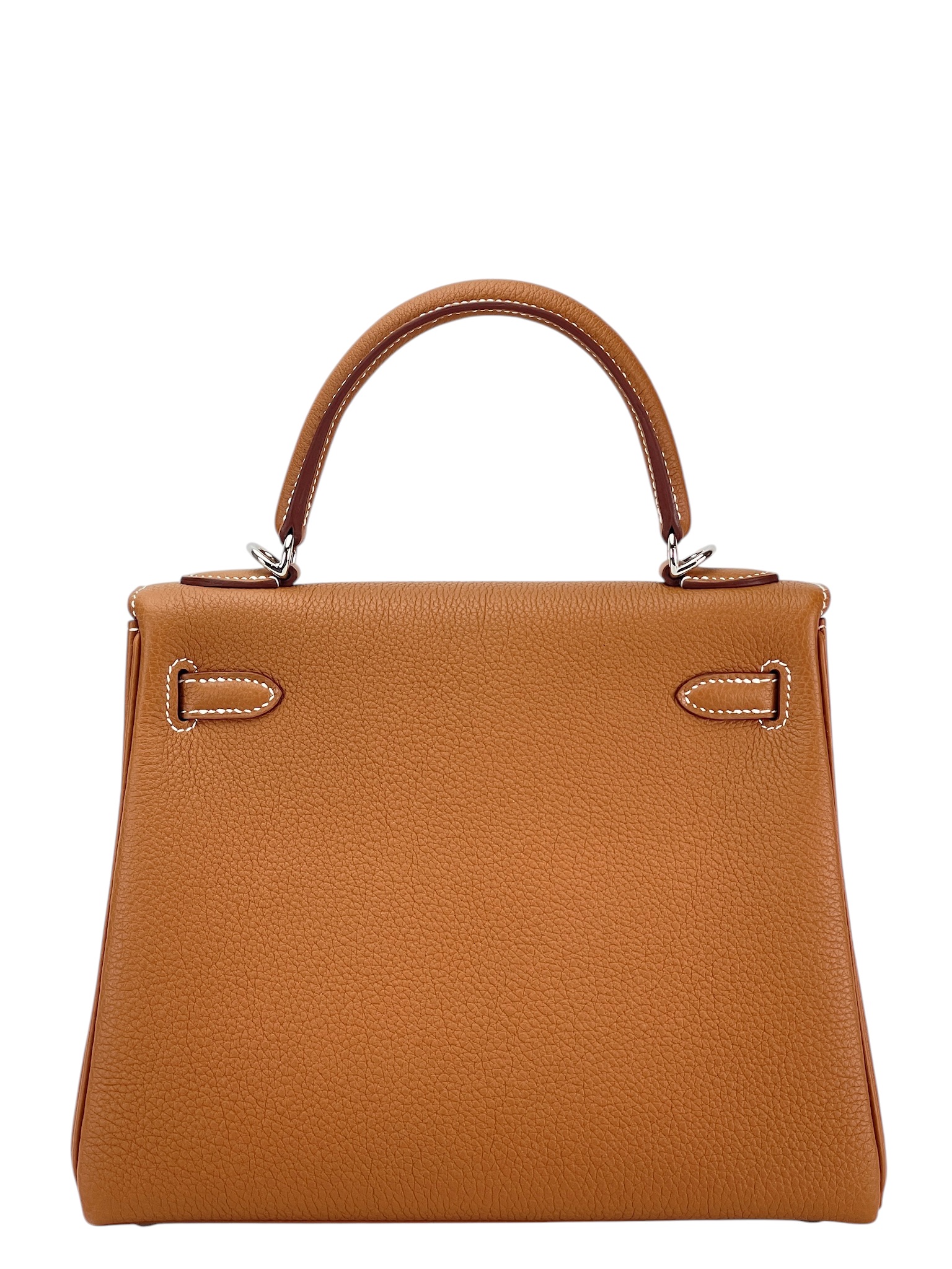 HERMES - Kelly 25 Gold Togo Palladium Hardware