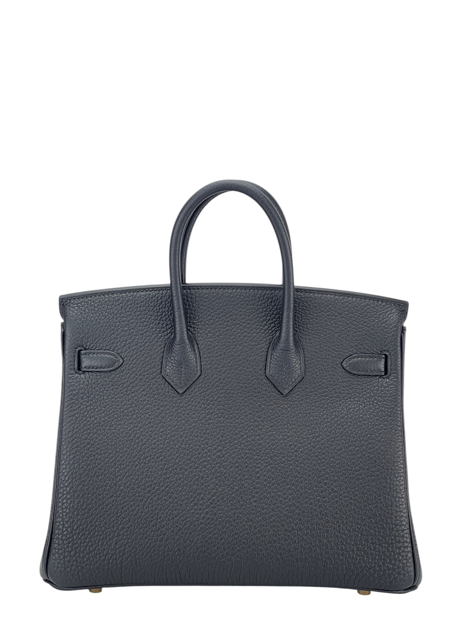 HERMES - Birkin 25 Noir 89 Togo Gold Hardware