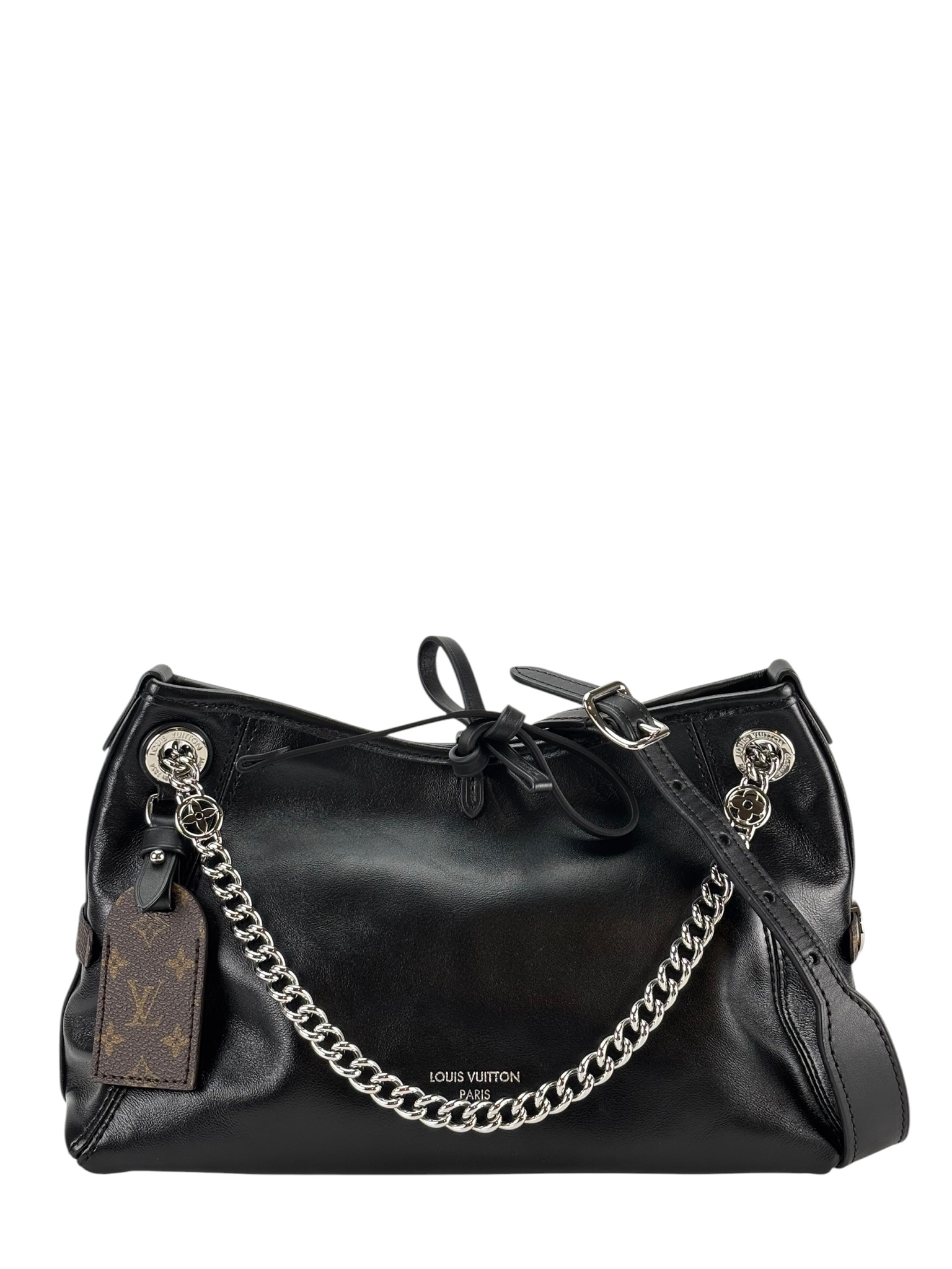 LOUIS VUITTON - CarryAll Vibe BB Black Lambskin