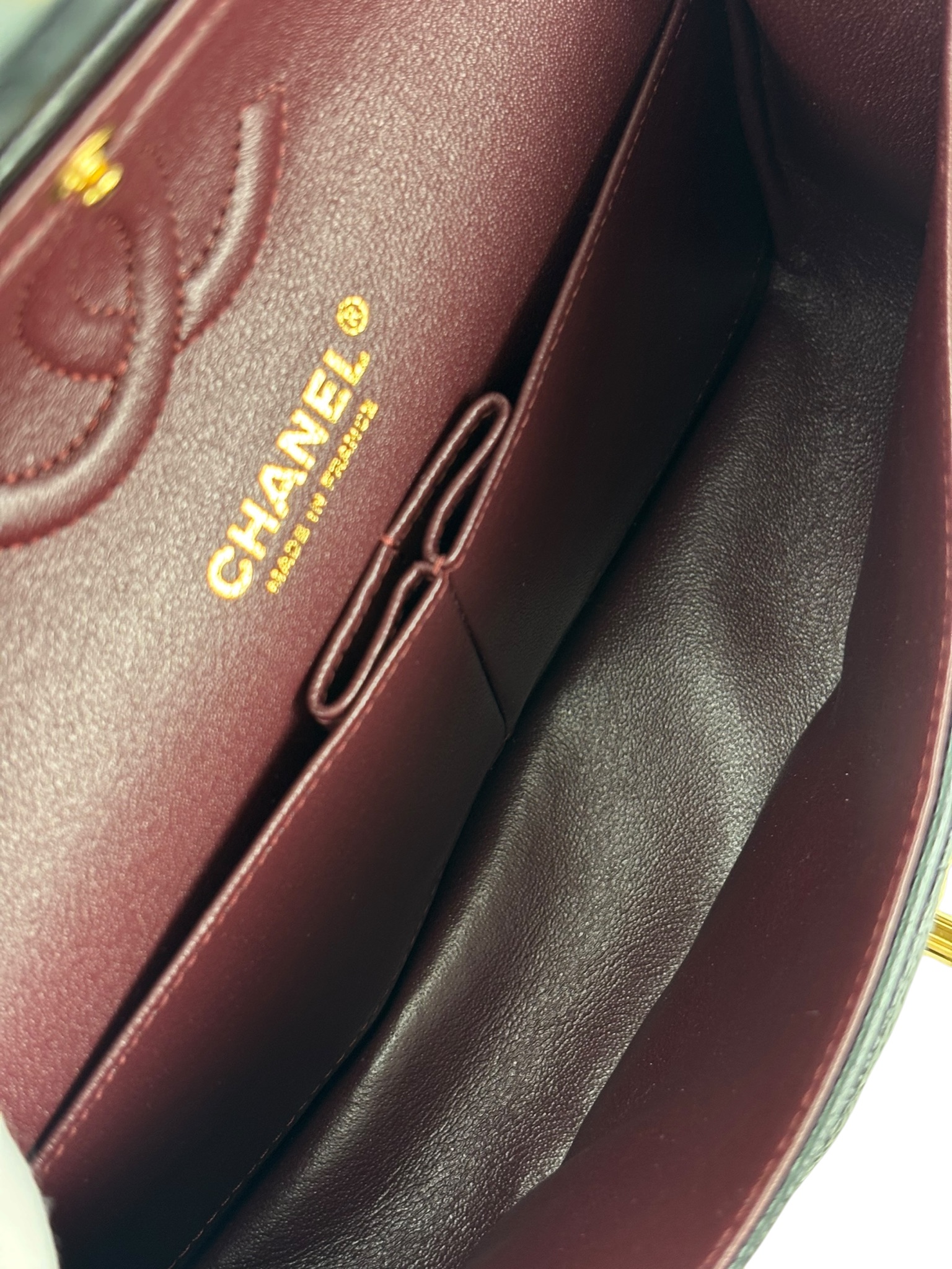 CHANEL - Small Classic Double Flap Bag Black Caviar Gold Hardware