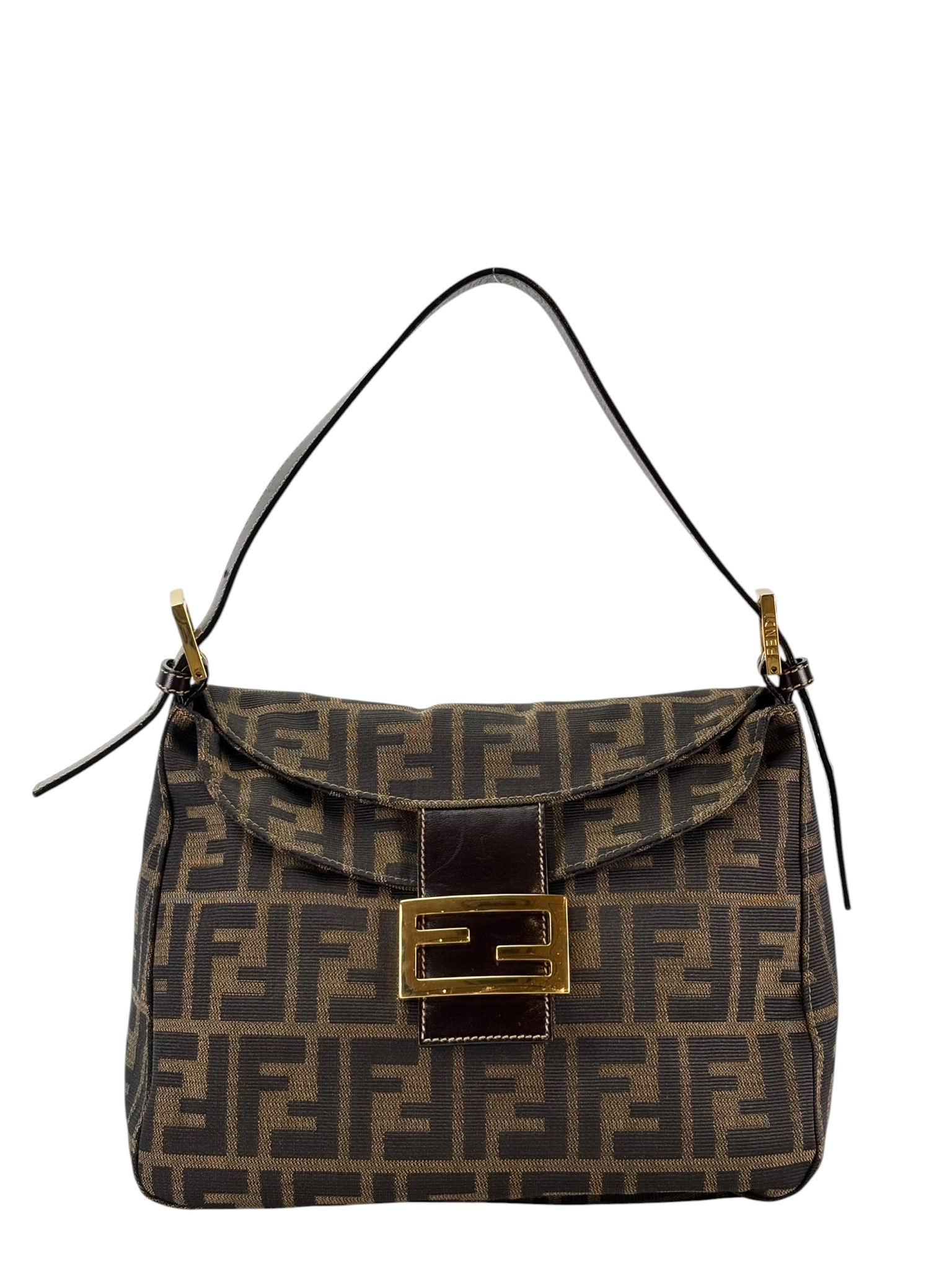 FENDI - Mamma Baguette Zucca Shoulder Bag