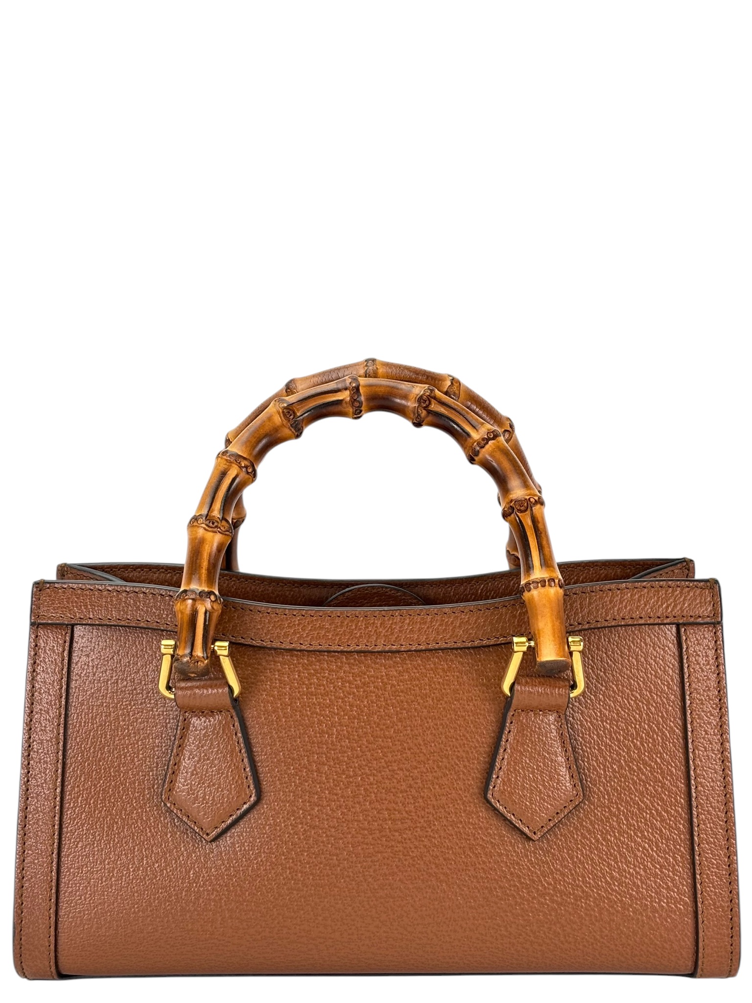GUCCI - Brown Calfskin Diana Small Shoulder Bag