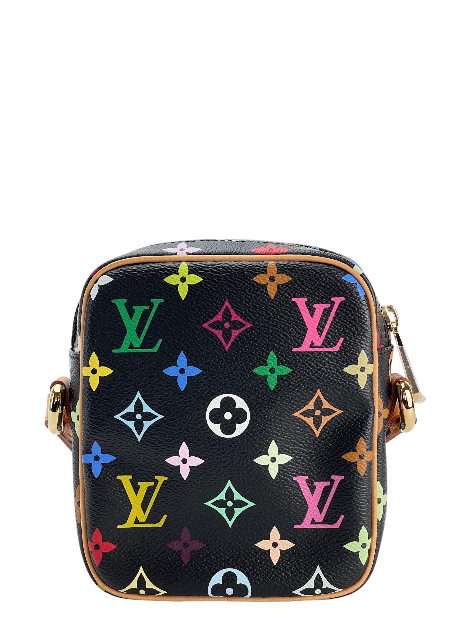 LOUIS VUITTON - Black Multicolor Monogram Rift Shoulder Bag