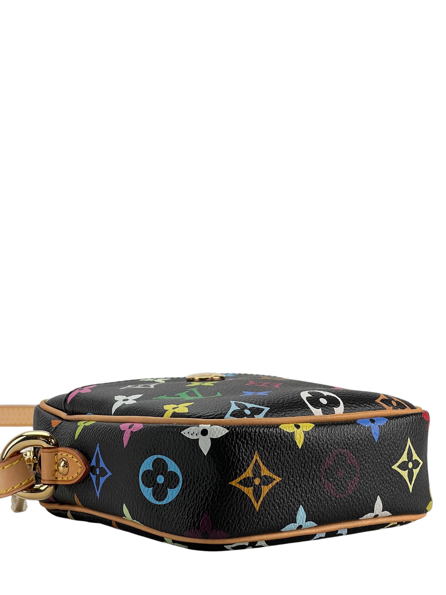 LOUIS VUITTON - Black Multicolor Monogram Rift Shoulder Bag