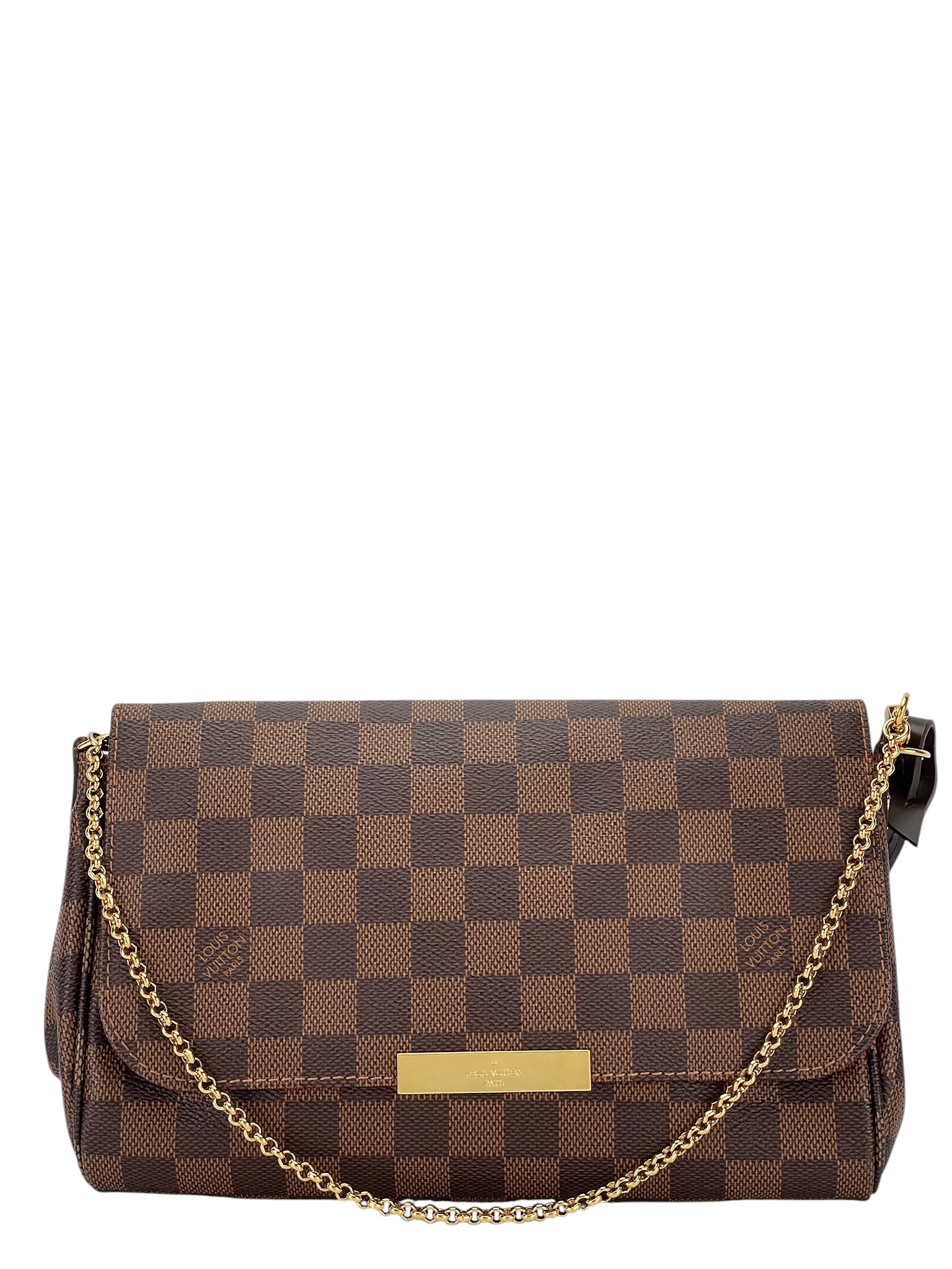 LOUIS VUITTON - Damier Ebene Eva 2way Shoulder Bag 