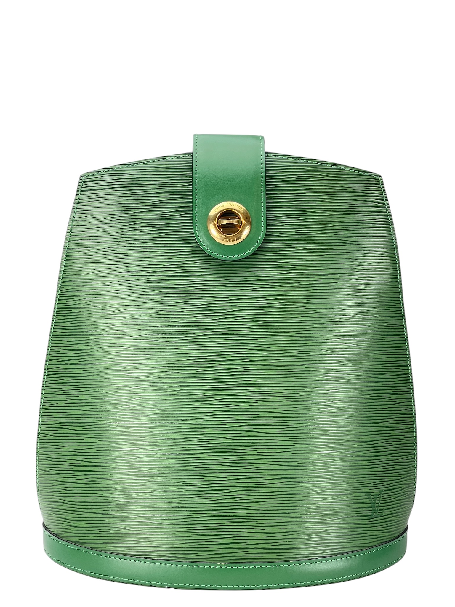 LOUIS VUITTON - Green Epi Leather Vintage Cluny Bag – Camellia