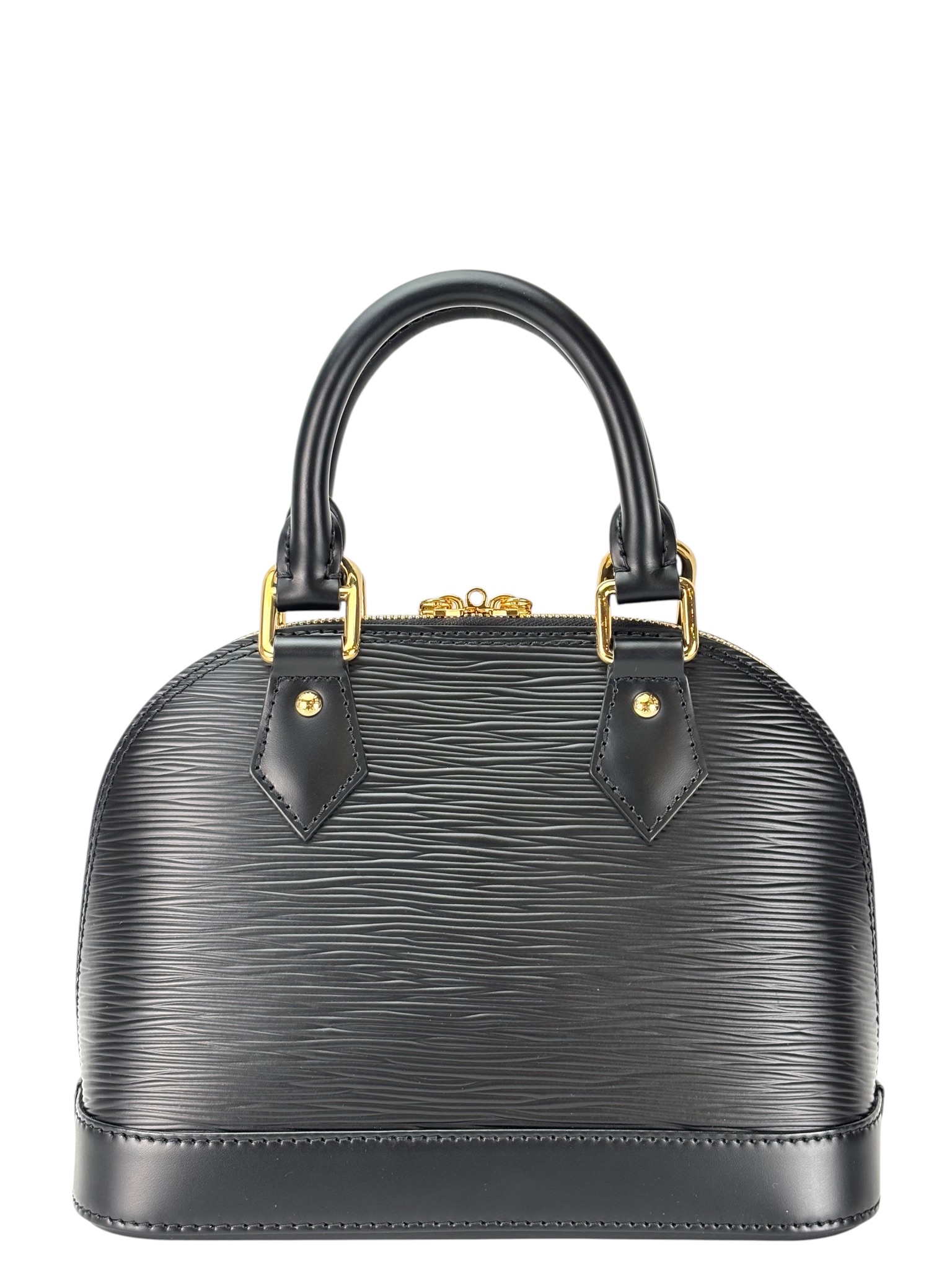 LOUIS VUITTON - LV x TM Alma BB Black Epi Handbag – Camellia