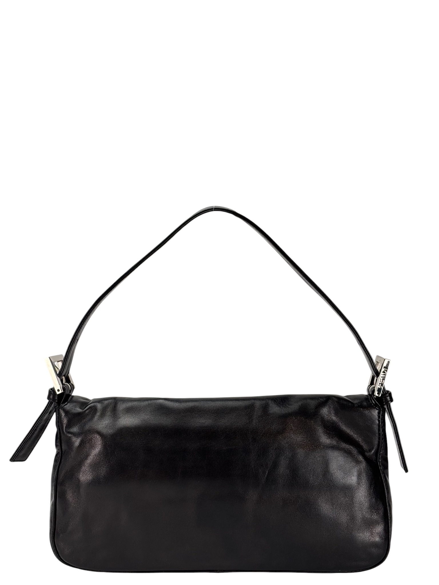FENDI - Small Mamma Baguette Bag Black Lambskin 