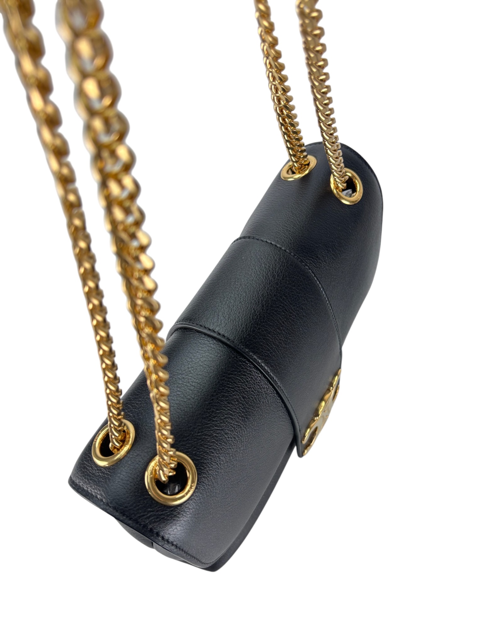 CELINE - Black Calfskin Medium Victoire Bag – Camellia Vintage Tokyo