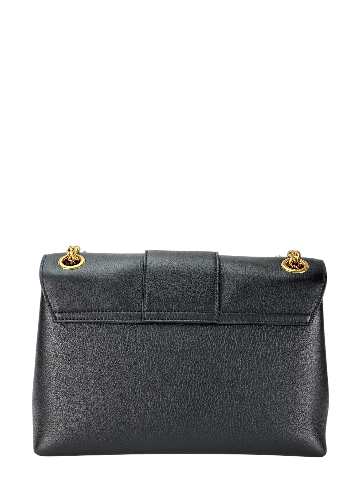 CELINEバッグ CELINE - Black Calfskin Medium Victoire Bag – Camellia Vintage Tokyo