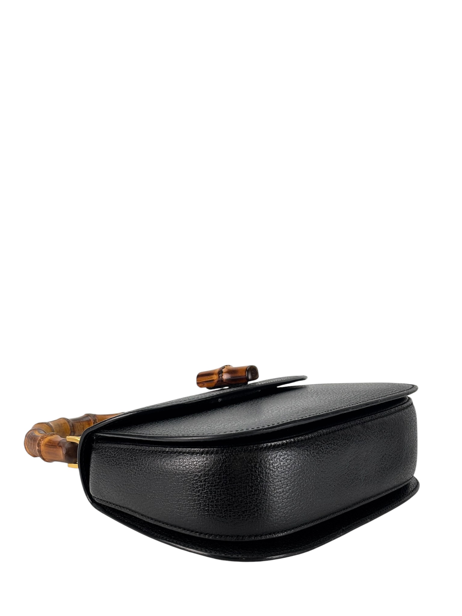 GUCCI - 2way Middle Leather Bamboo Handbag – Camellia Vintage Tokyo